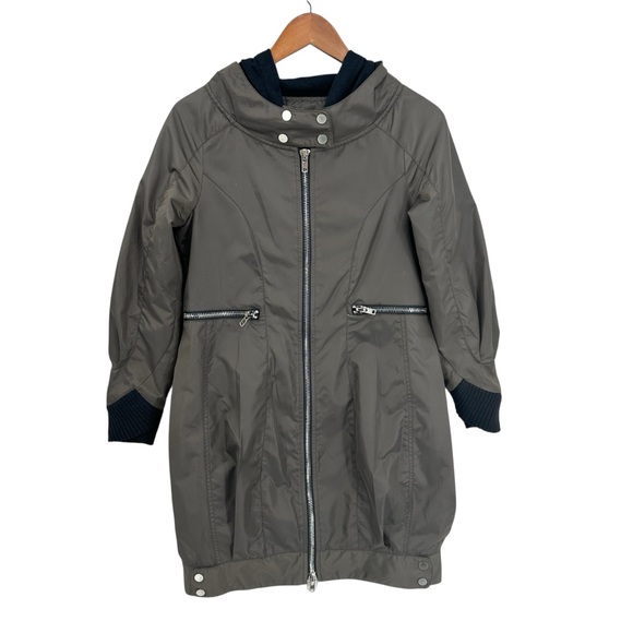 GASPARD YUROIEVICH Jacket Coat Zip Green